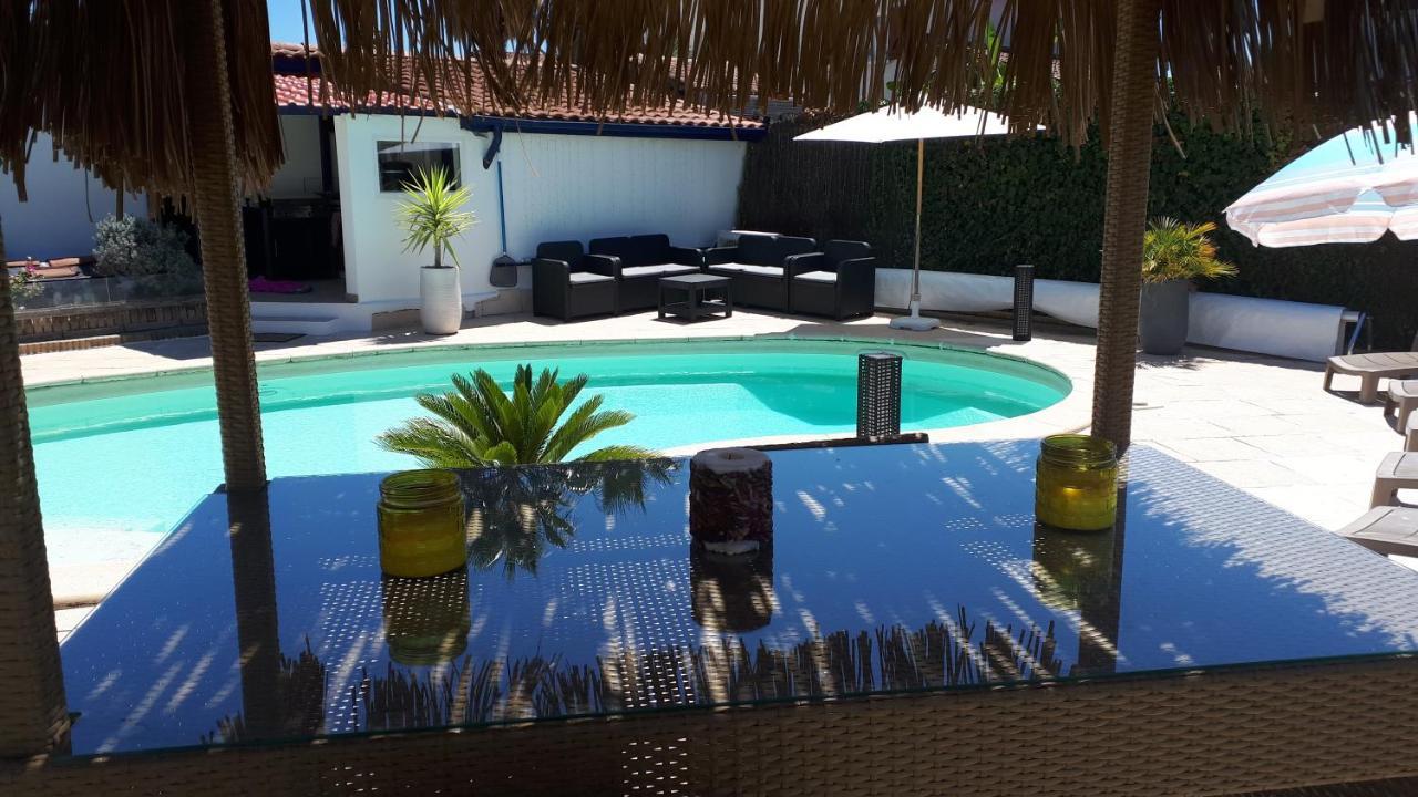 Chalet Zure Ondoan - Spa Et Piscine Chauffee Tarnos Exterior foto